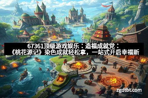 67361顶级游戏娱乐:造福成就党:《桃花源记》染色成就轻松拿,一站式开启幸福新体验